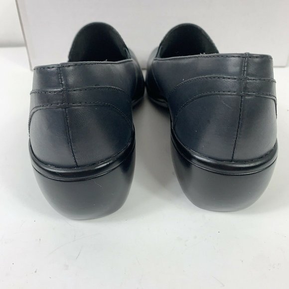 Clarks 84633 Blue Leather Slip On Loafer Wm Sz 7N - Picture 6 of 10